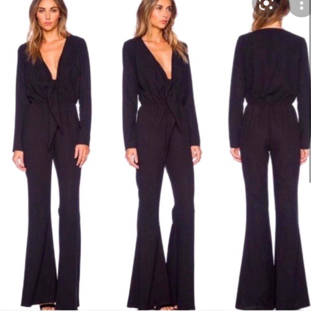 Stone Cold Fox Jumpsuit Black Long